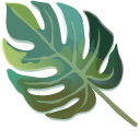 Aquarelle Tropical Leaf cursor
