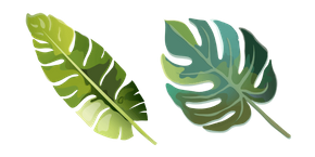 Aquarelle Tropical Leaf