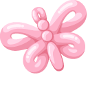 Balloon Flower and Butterfly cursor