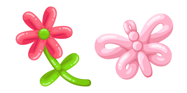 Balloon Flower and Butterfly