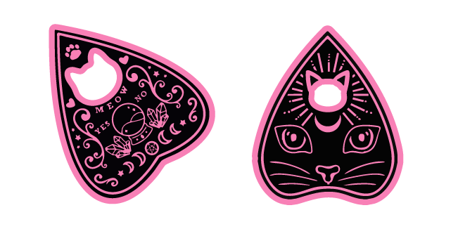 Cat-Themed Ouija Spirit Board