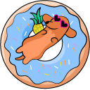 Chilling Dachshund cursor