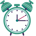 Dumbbells and Alarm Clock cursor
