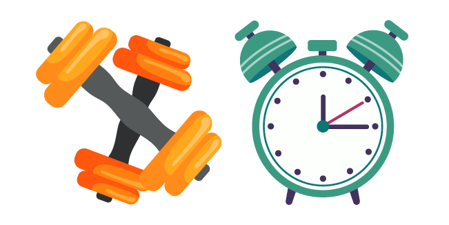 Dumbbells and Alarm Clock