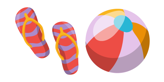 Flip-Flops and Beach Ball