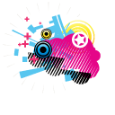 Frutiger Metro Pink Cloud cursor