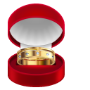 Gold Proposal Rings cursor
