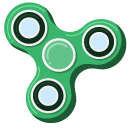 Green and Blue Spinner Toys pointer