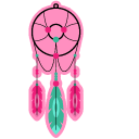 Green and Pink Dreamcatchers cursor