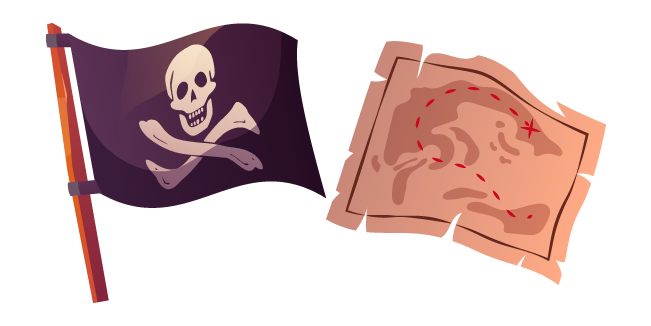 Jolly Roger and Treasure Map
