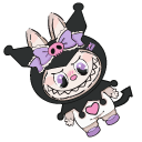 Kuromi and Tony Tony Chopper Labubus pointer