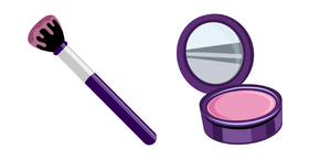 Makeup Brush and Mirror