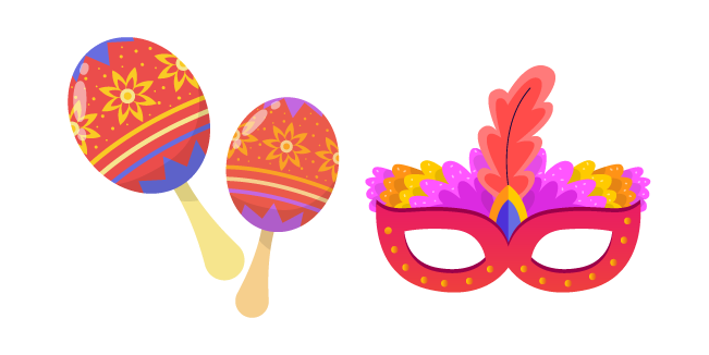 Margi Gras Carnival Mask
