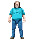 Minecraft Blocky Chicken Drumstick and Steve Toy cursor
