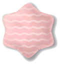 Pink Crescent Moon and Star Pillows cursor