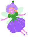 Purple Fairy and Flower Wand cursor