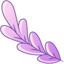Purple Leaf and Flower pointer