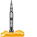 Saturn V Apollo 11 Rocket cursor