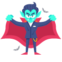 Spooky Vampire cursor