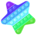 Star and Heart Pop-It Toys pointer