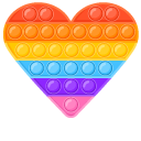 Star and Heart Pop-It Toys cursor