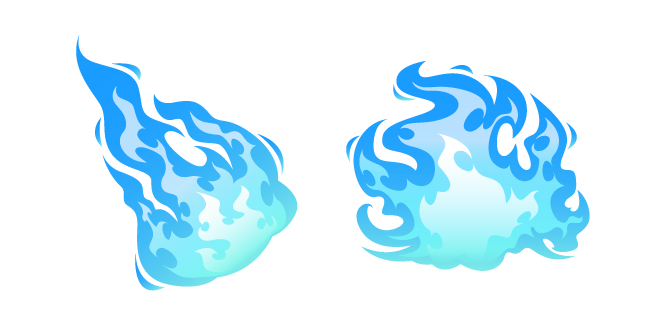 Striking Blue Flame
