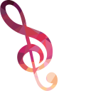 Treble Clef and Sixteenth Note pointer
