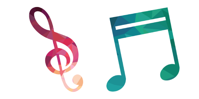 Treble Clef and Sixteenth Note