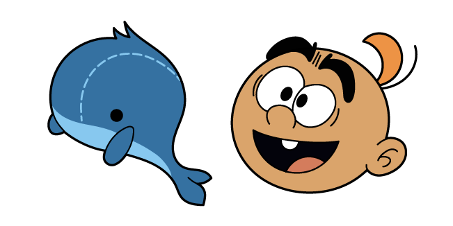 The Loud House Carlitos Casagrande and Blue Whale