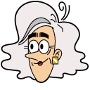 The Loud House Mrs. Kernicky and Tennis Racquet cursor