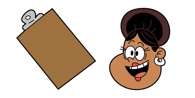 The Loud House Theresa Davis and a Clipboard