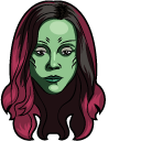 Guardians of the Galaxy Gamora and Sword cursor