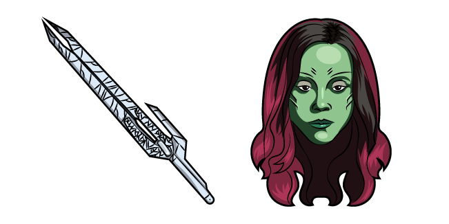 Guardians of the Galaxy Gamora and Sword