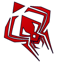 Spider-Man: Across the Spider-Verse Miguel O'Hara and Logo pointer