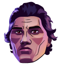 Spider-Man: Across the Spider-Verse Miguel O'Hara and Logo cursor