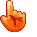 Materials Amber with Mosquito cursor