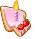 Materials Birthday Cake pointer