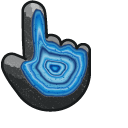 Materials Blue Agate cursor