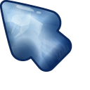 Materials Blue Calcite pointer