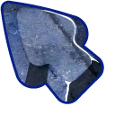 Materials Blue Quartz pointer