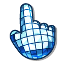 Materials Disco Ball cursor