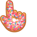 Materials Donut cursor