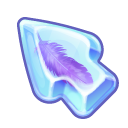 Materials Glass with a Feather pointer