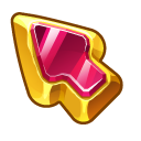 Materials Gold Bar with Ruby pointer