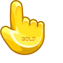 Materials Gold Bar cursor