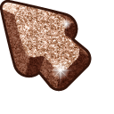 Materials Gold Glitter pointer