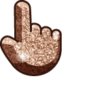 Materials Gold Glitter cursor