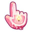 Materials Pink Candle cursor