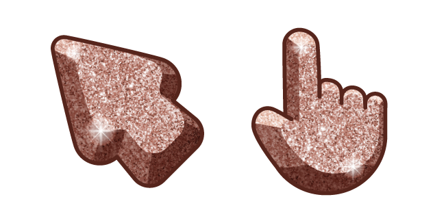 Materials Rose Gold Glitter