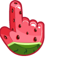 Materials Watermelon cursor